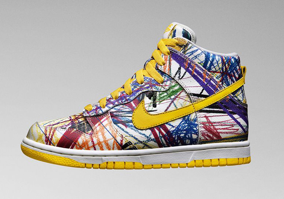 Nike Dunk High Premium Gs Scribble 2