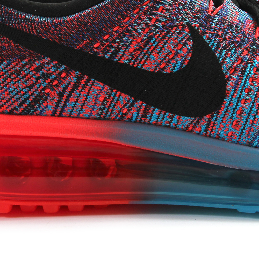 Nike Flyknit Air Max Blue Lagoon Bright Crimson 06