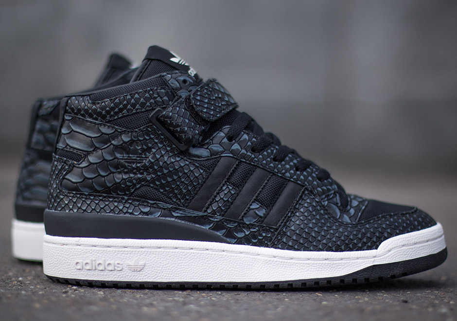 Adidas Originals Forum Mid Rs Reptile Pack Black 1