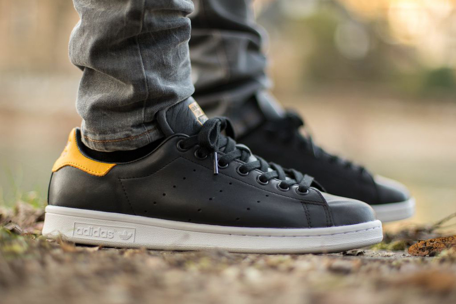 adidas Originals Stan Smith – Black – Yellow
