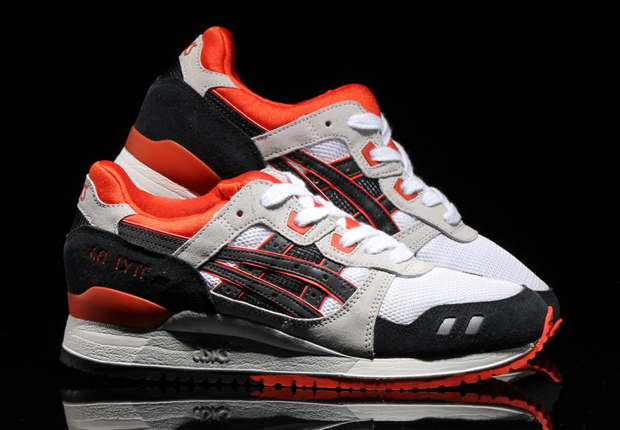 Asics Gel Lyte III - Black - Orange - White