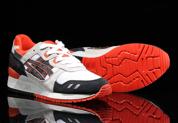 Asics Tiger Gel Lyte Iii Black Orange White 3