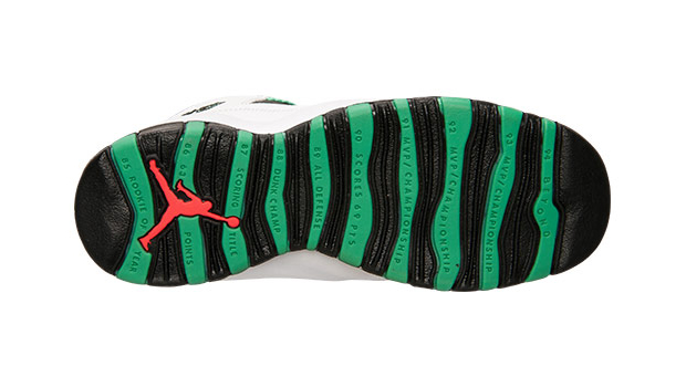 Air Jordan 10 Gg White Verde Black Infrared 23 6