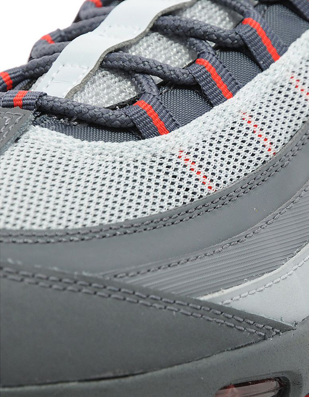 Nike Air Max 95 Dark Grey Cherry Red 05