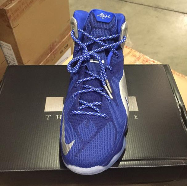 Nike Lebron 12 Deep Royal Blue Metallic Silver Lyon Blue 3