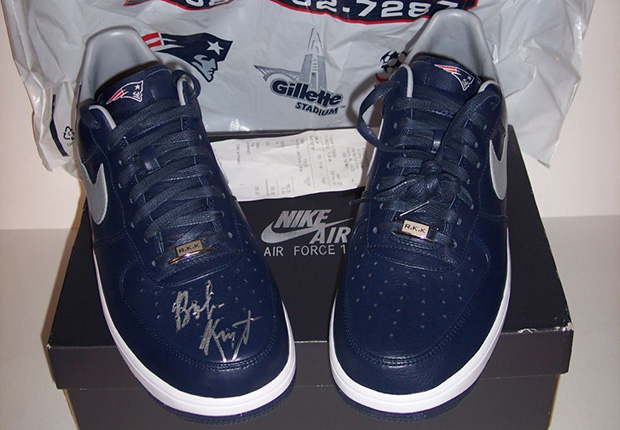 Nike Lunar Force 1 Patriots Signed By Robert Kraft 5