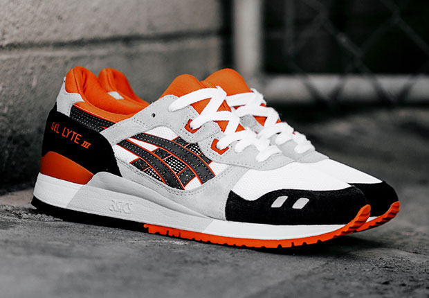 Asics Gel Lyte III - Black - Orange - White - Available