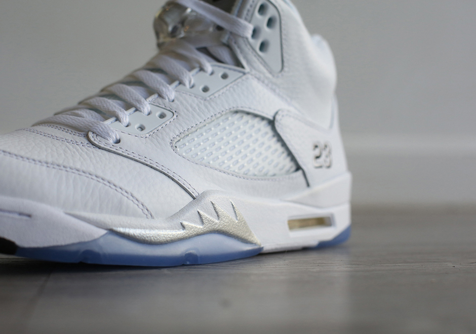 Air Jordan 5 White Metallic 2015 Release