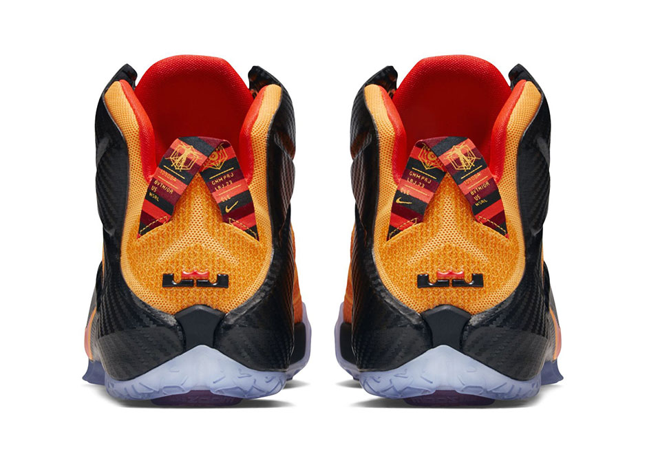 Nike Lebron 12 Cleveland Laser Orange 4