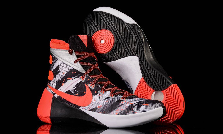 Nike Hyperdunk 2015 Prm White Black Bright Crimson 3