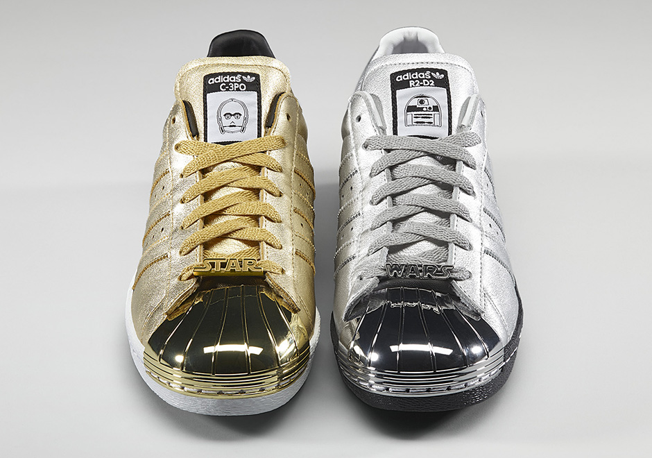 C-3PO, R2D2, and All Your Favorite Star Wars Characters Hit The adidas Superstar