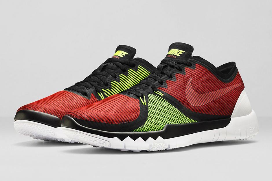 Nike Free Trainer 3.0 V4 – Volt – Team Red