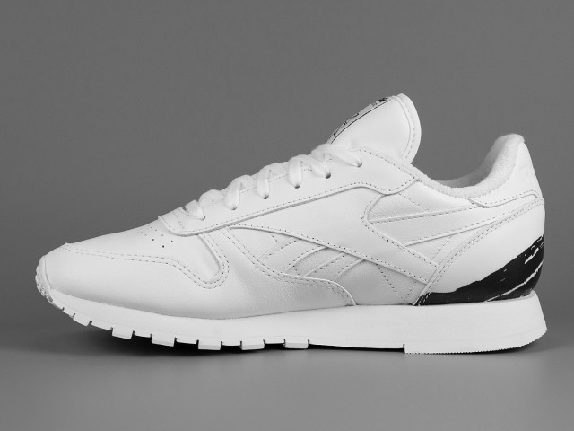 Reebok Classic Leather Spirit White Black Unfinished 03