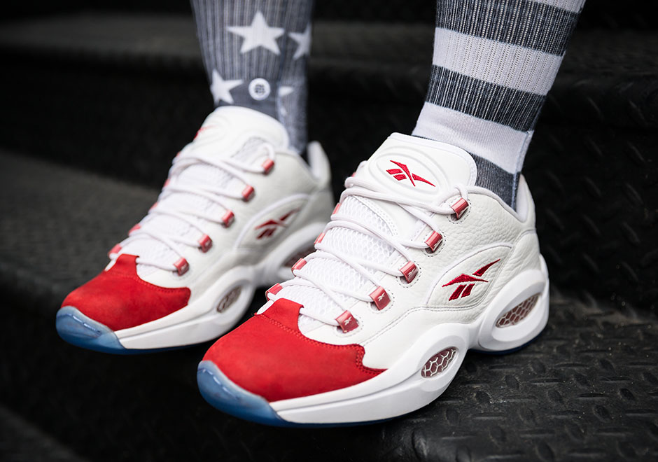 Reebok Question Low White Red Og 2