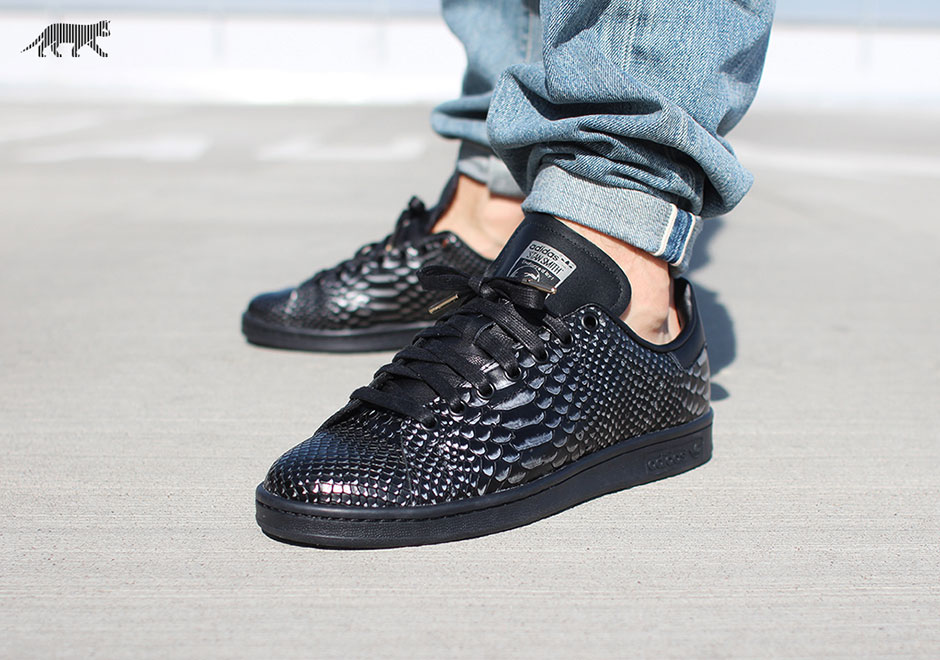 Adidas Stan Smith Black Fishscale 2