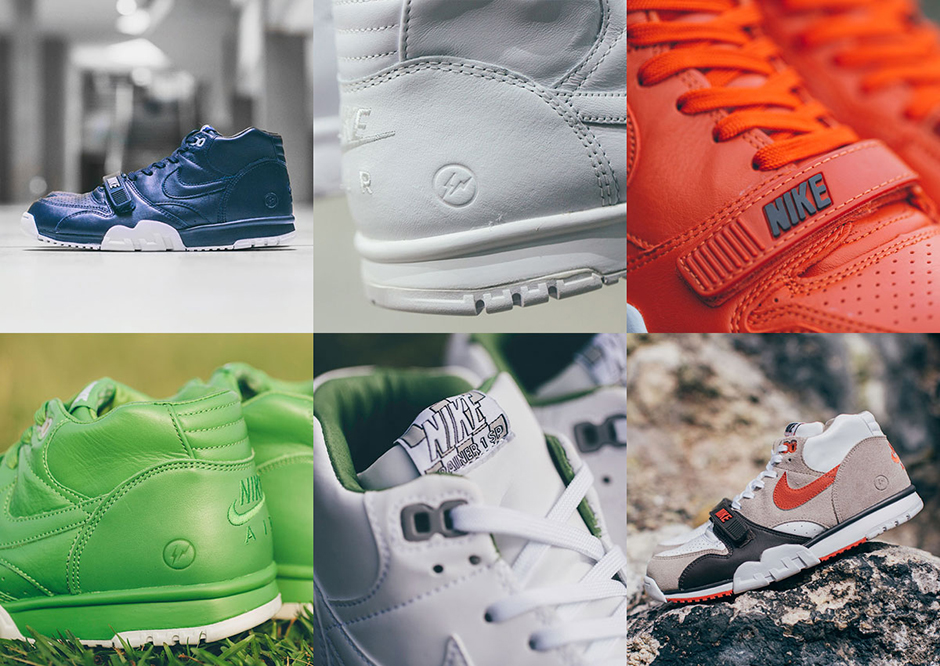 NikeLab Is Releasing All Six Pairs Of The fragment design x Air Trainer 1 Tomorrow