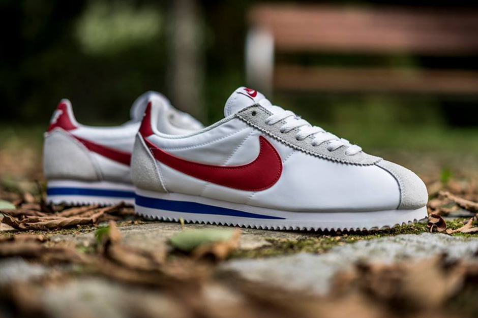 Nike Cortez Nylon In The Familiar Forrest Gump Colors
