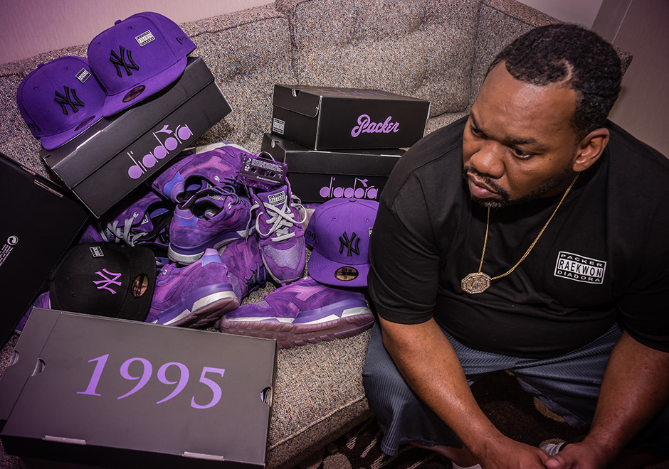 Full Release Details For The Packer x Raekwon x Diadora "Purple Tape"
