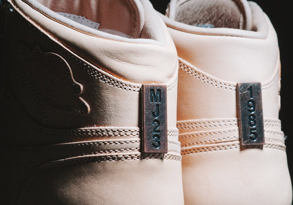 Air Jordan 1 High Pinnacle Tan Leather 8