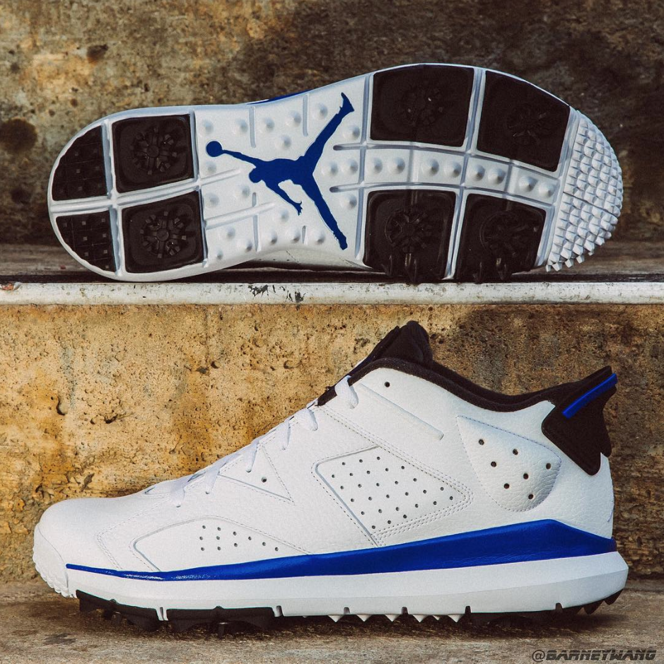 Air Jordan 6 Sport Blue Golf Cleat Pe 2