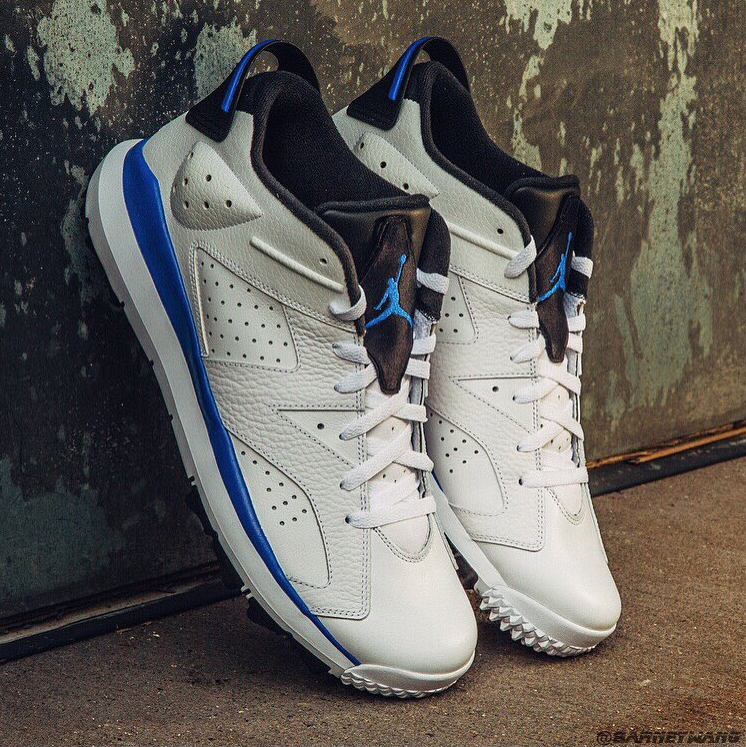 Air Jordan 6 Sport Blue Golf Cleat Pe 3