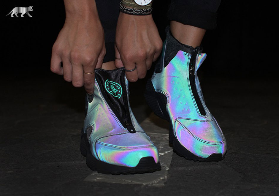 Nike Huarache Run Mid Prm Black Menta 2