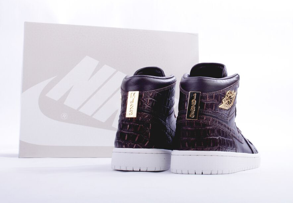 Air Jordan 1 Pinnacle Brown Croc Release Date Euro 05