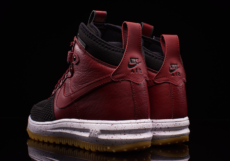 Nike Lunar Force 1 Duckboot Team Red Black 3