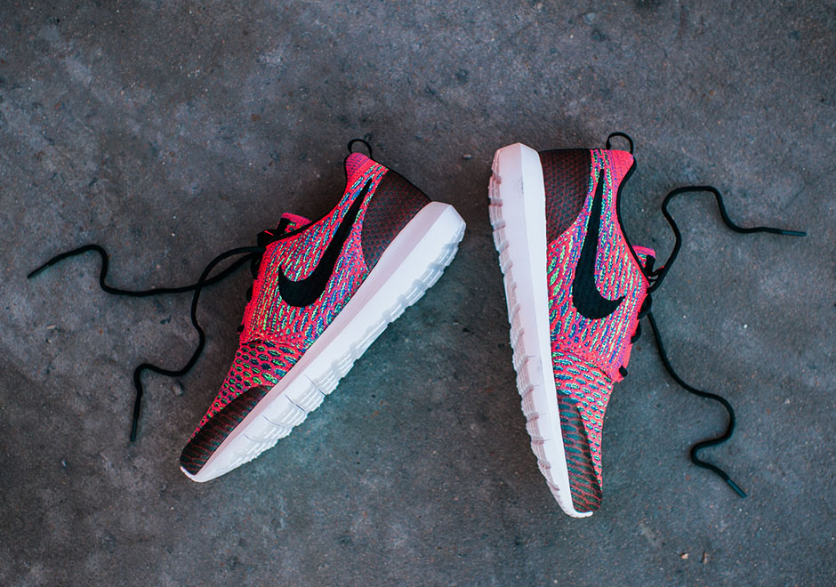 Nike Roshe Nm Flynit Bright Crimson Multicolor 4