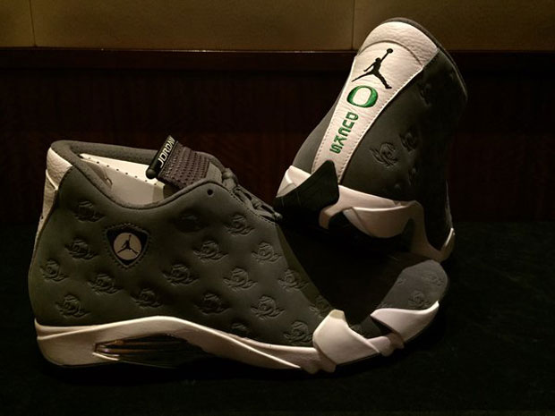 Air Jordan 14 Oregon Ducks Pe 2