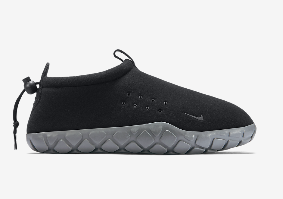 Nike Air Moc Fleece Black Cool Grey 1