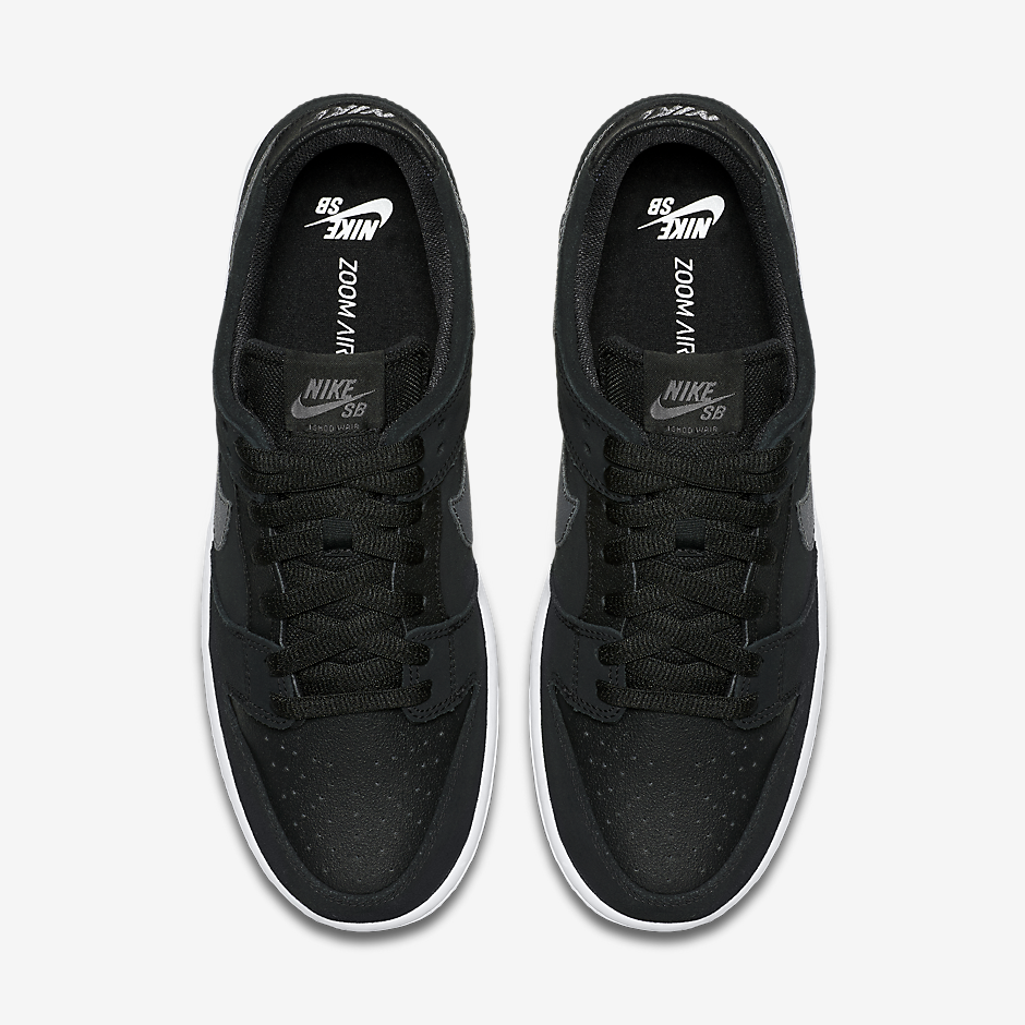 Nike Sb Dunk Low Ishod Wair Black Light Graphite White 3
