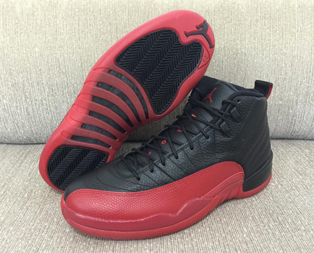 Air Jordan 12 Flu Game 2016 Retro Detailed Photos 03