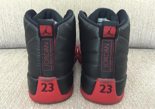 Air Jordan 12 Flu Game 2016 Retro Detailed Photos 05