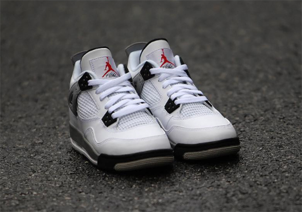 Air Jordan 4 White Cement Nike Air Kids Sizes 04