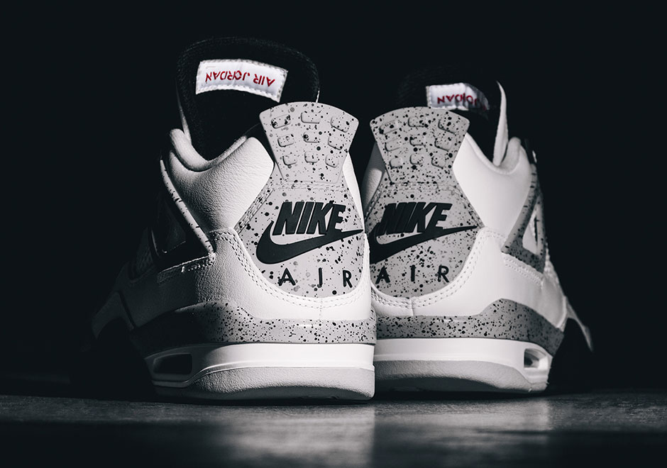 The Air Jordan 4 "White/Cement" With Nike Air Releases Tomorrow