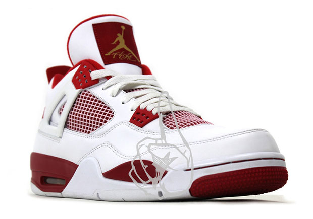 Air Jordan 4 White Red Olympic Pe 1