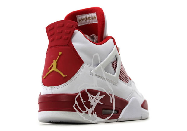 Air Jordan 4 White Red Olympic Pe 4