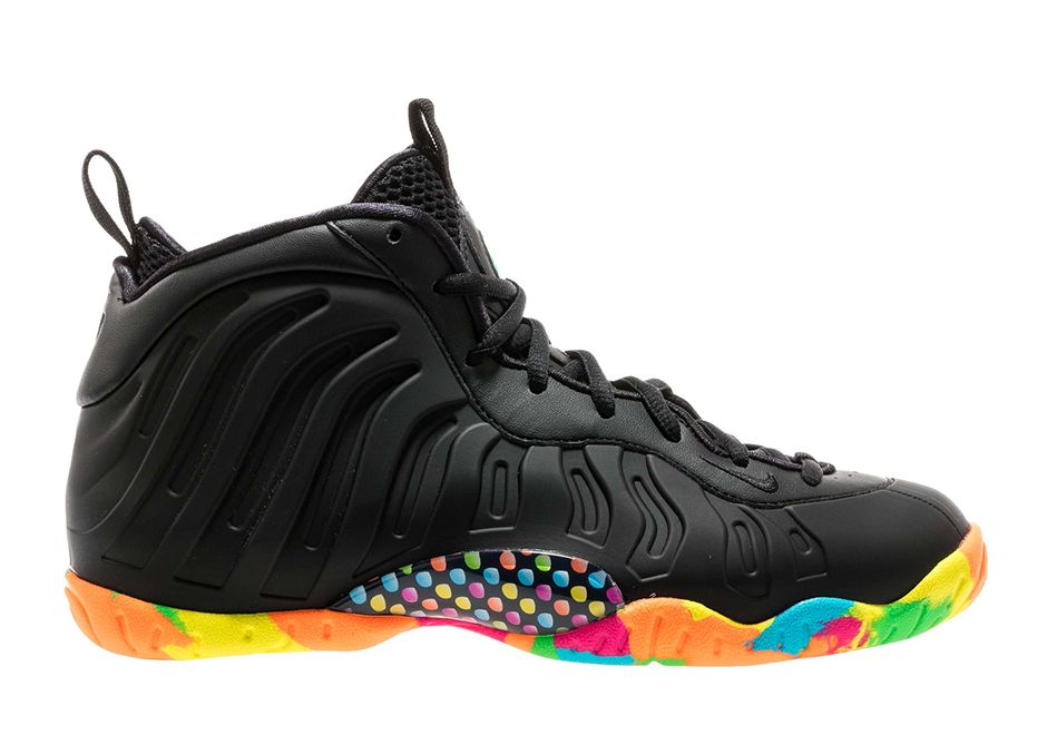 Lil Foamposite Fruity Pebbles Black 02