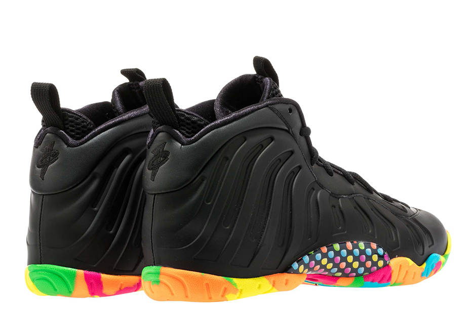 Lil Foamposite Fruity Pebbles Black 04