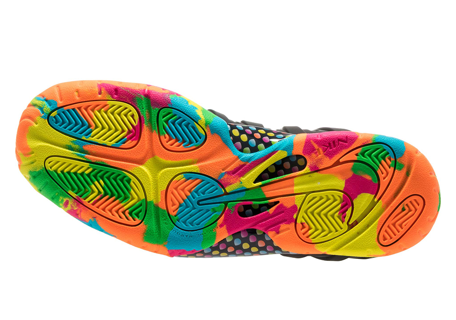 Lil Foamposite Fruity Pebbles Black 06