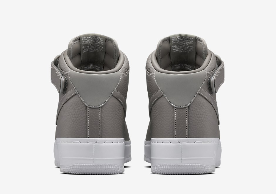 Nikelab Air Force 1 Mid Light Charcoal 3