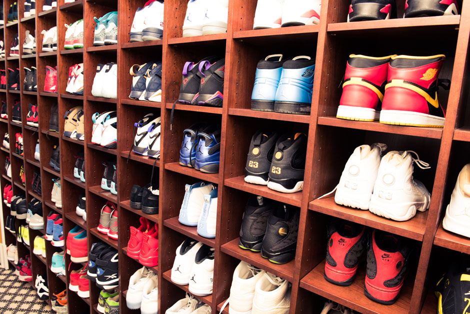 Rick Ross Displays His Sneaker Closet Like A Museum