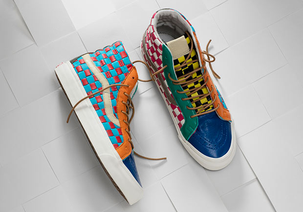 Vans Sk8 Hi Checkerboard Woven 3