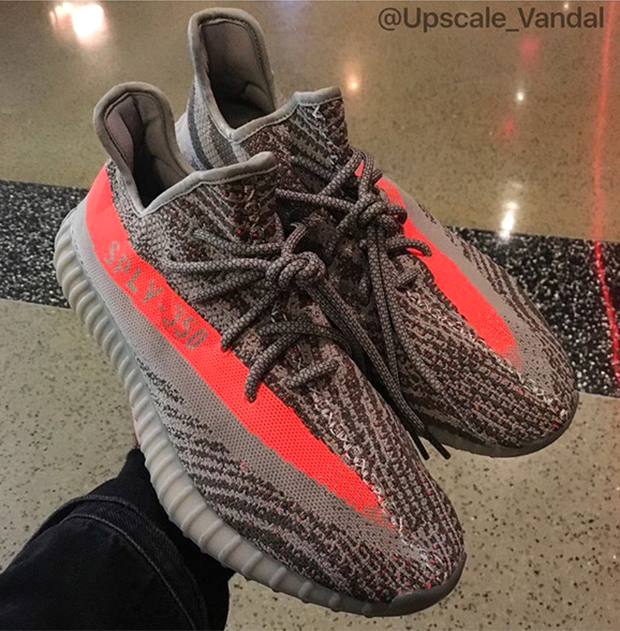 Adidas Yeezy Boost 350 Orange Streak Detail 2