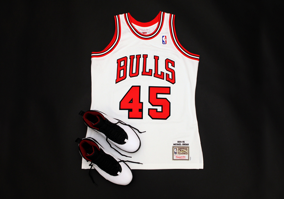 Mitchell Ness Jordan 45 Jersey 1