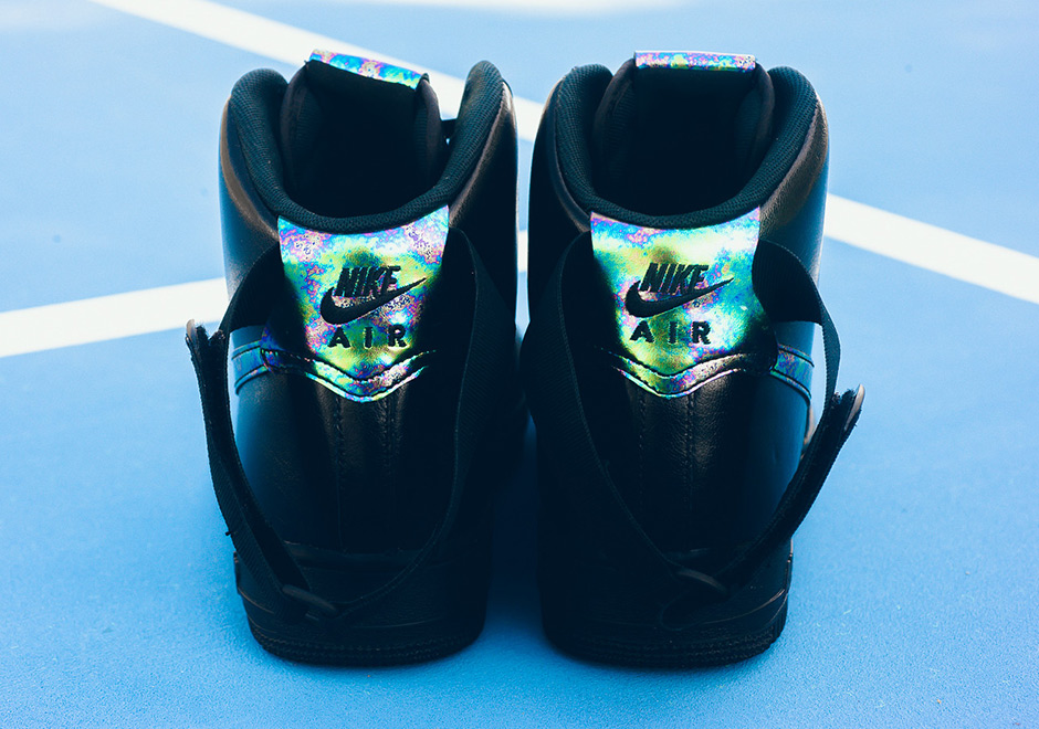 Nike Air Force 1 High Oil Slick Black 4