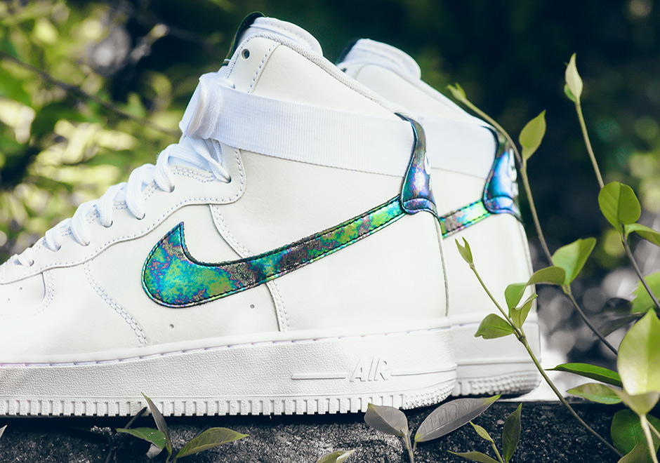 Nike Air Force 1 High Oil Slick White 1