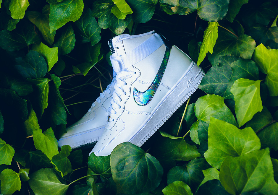 Nike Air Force 1 High Oil Slick White 5