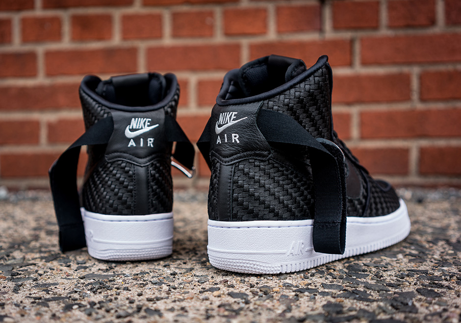 Nike Air Force 1 High Woven Black White 07
